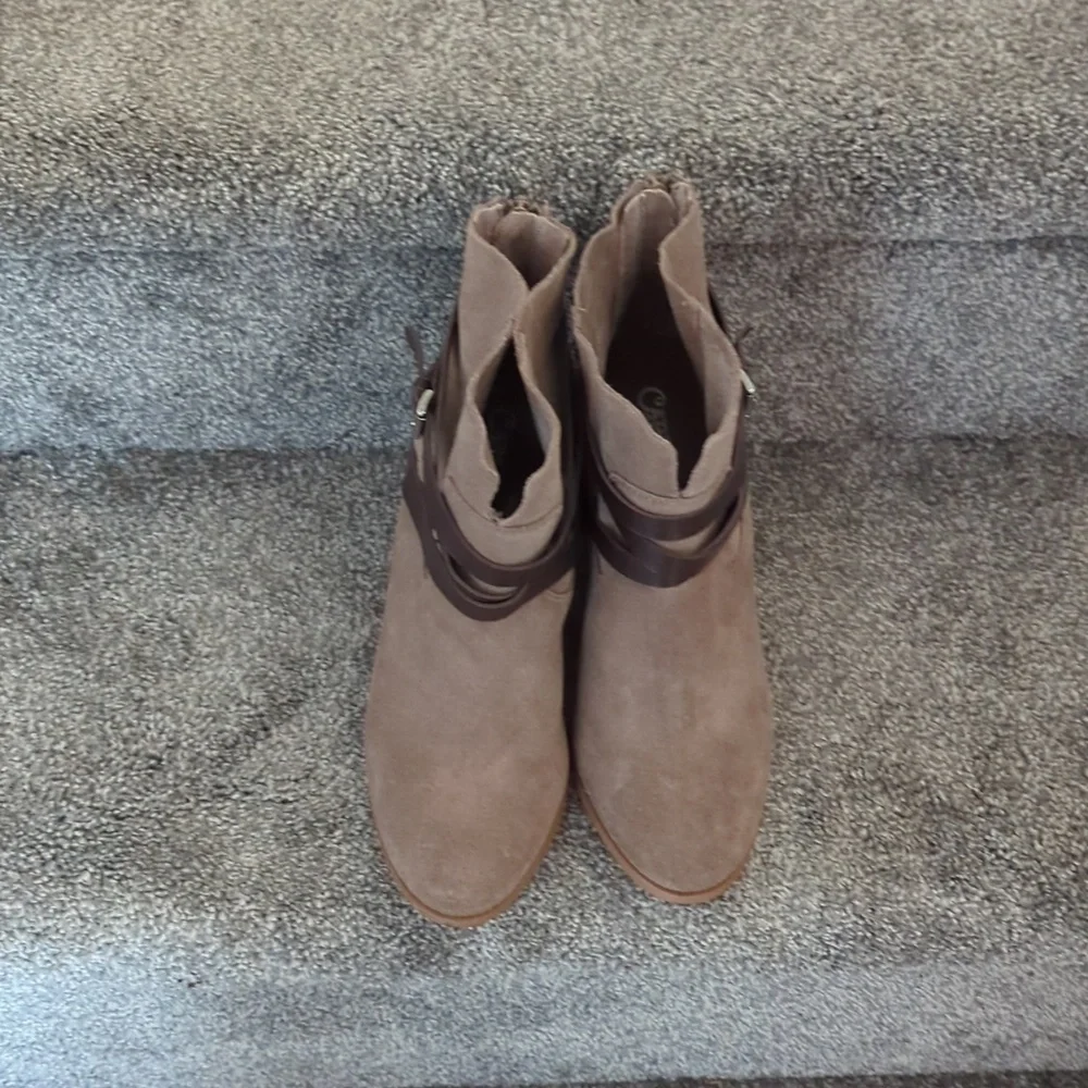 Ankle booties by Carlos Santana